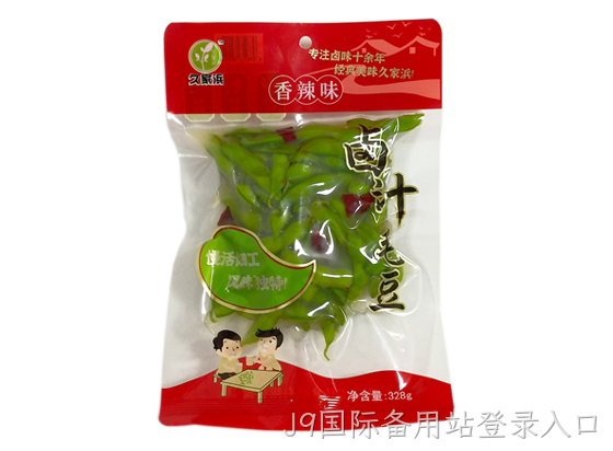 J9国际备用站登录入口卤汁毛豆香辣味328g